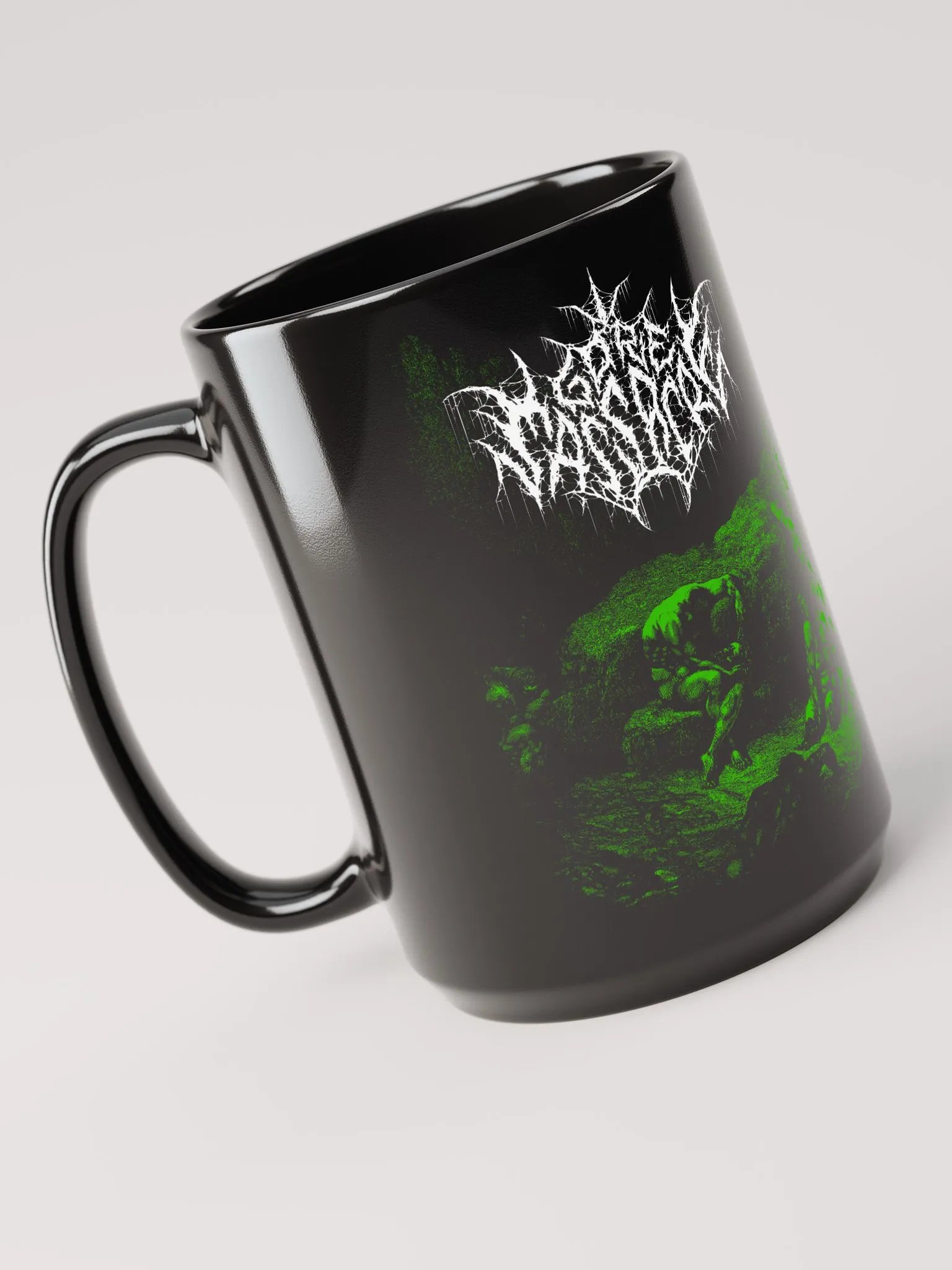 Gore Dore Green with White Logo Mug product image (3)