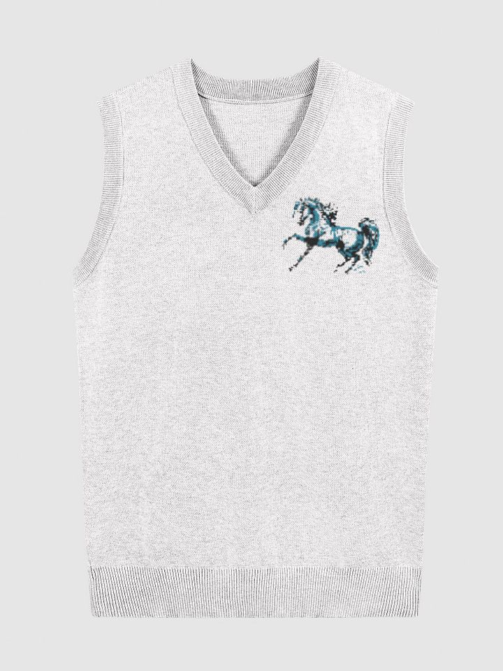 Dancing Arabian Knitted V-Neck Vest product image (4)