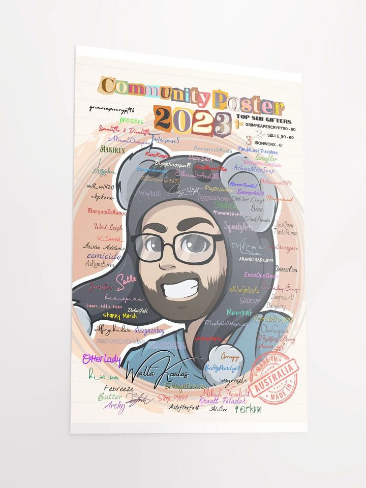 WallaKoalas Community poster of 2023 product image (2)