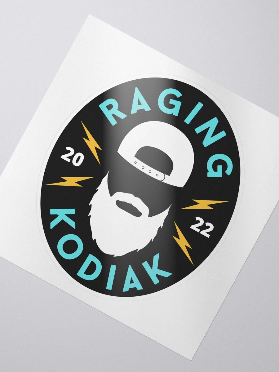 Bearded Sticker Black product image (2)