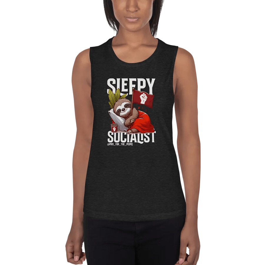 Pris- Sleepy Socialist Women's Flowy Muscle Tank product image (1)