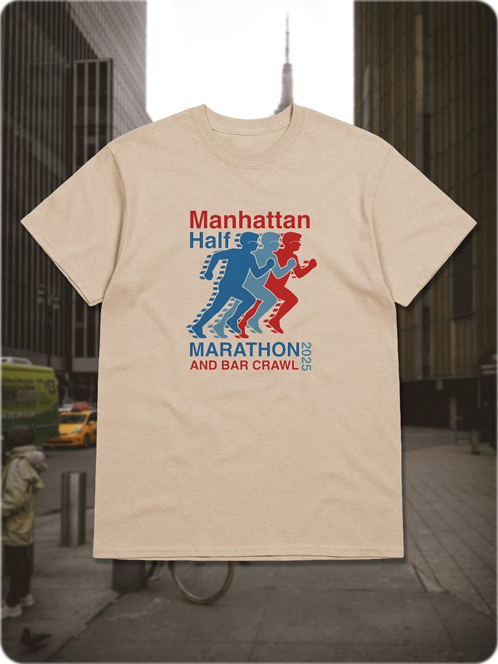 Half Marathon & Bar Crawl '25 T-Shirt (4 Colors) product image (1)