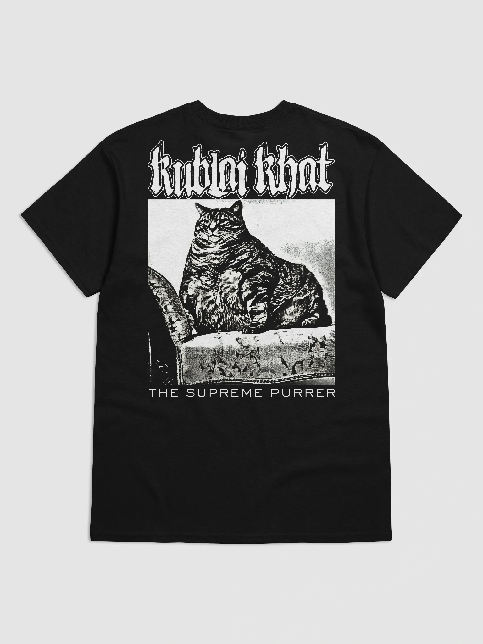 KUBLAI KHAT THE SUPREME PURRER BACK PRINT product image (67)