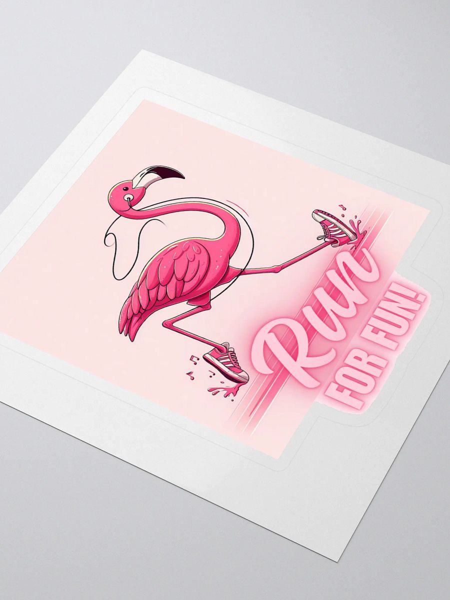 Flamingo Run FOR FUN! Stickers product image (3)