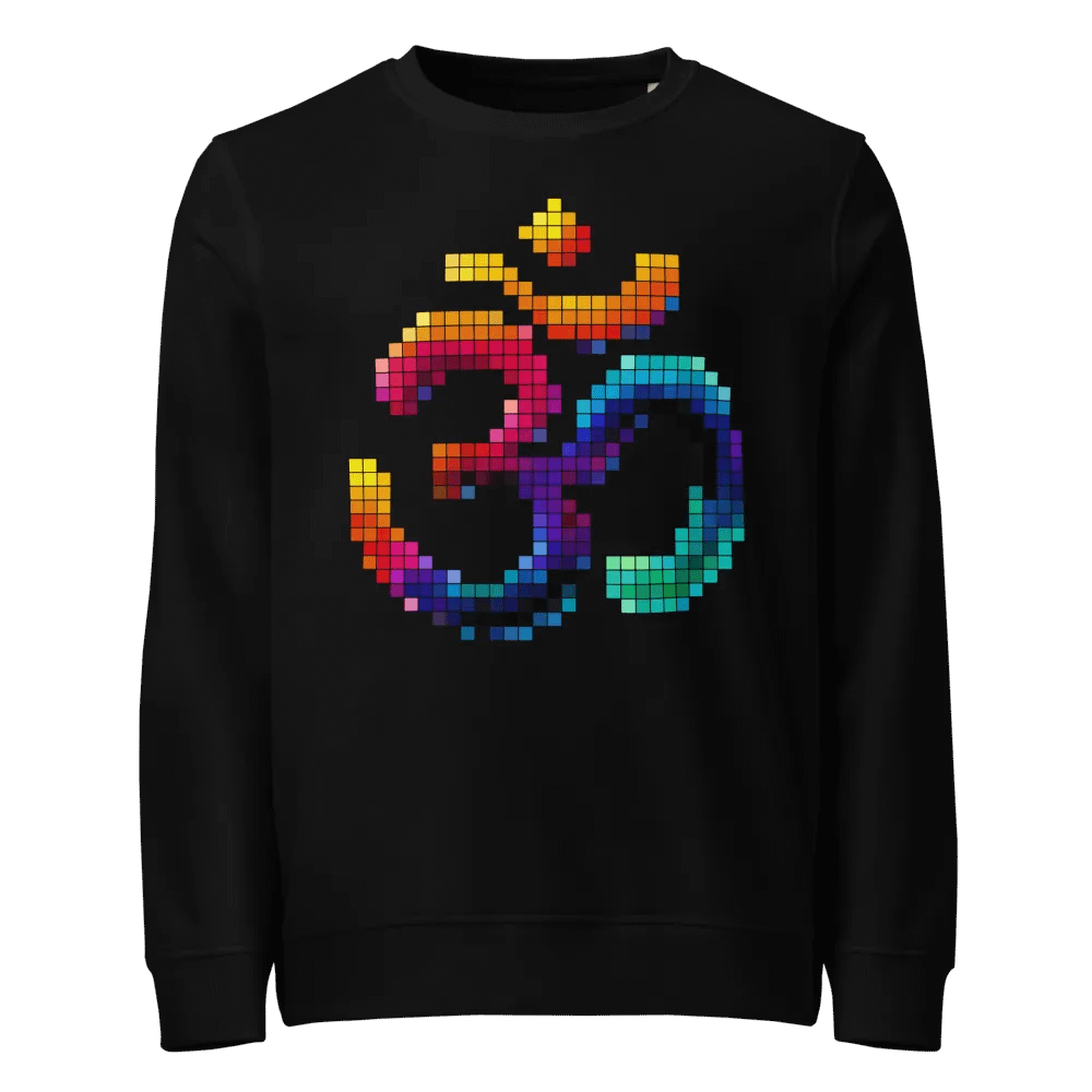 Pixelated Om Unisex Sweatshirt product image (1)