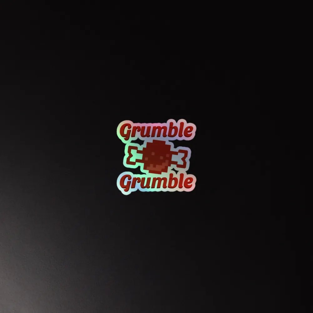 Grumble Grumble Holo Sticker product image (4)