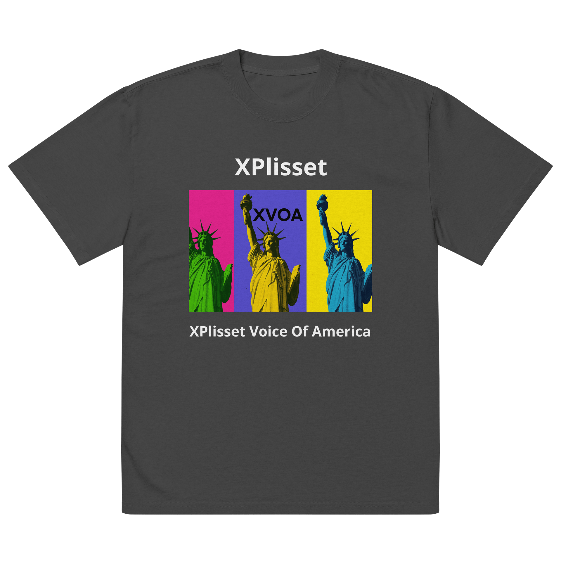 XVOA Pop Art Dark Gray T-Shirt product image (2)