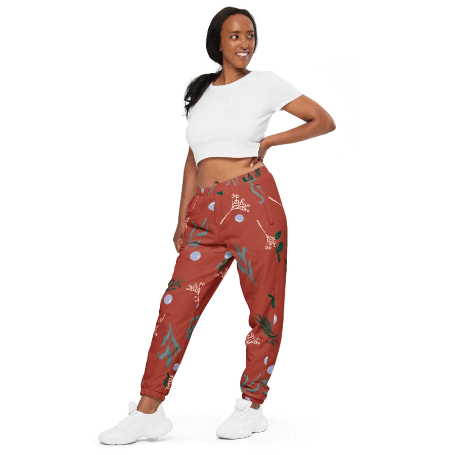 Winter Botanical All-Over Print Track Pants product image (6)