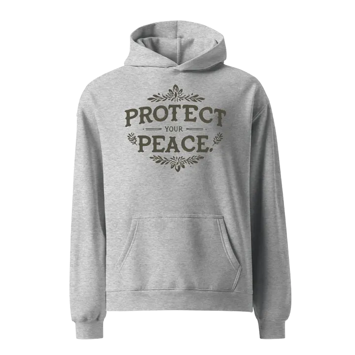 Protect Your Peace Floral Hoodie product image (1)