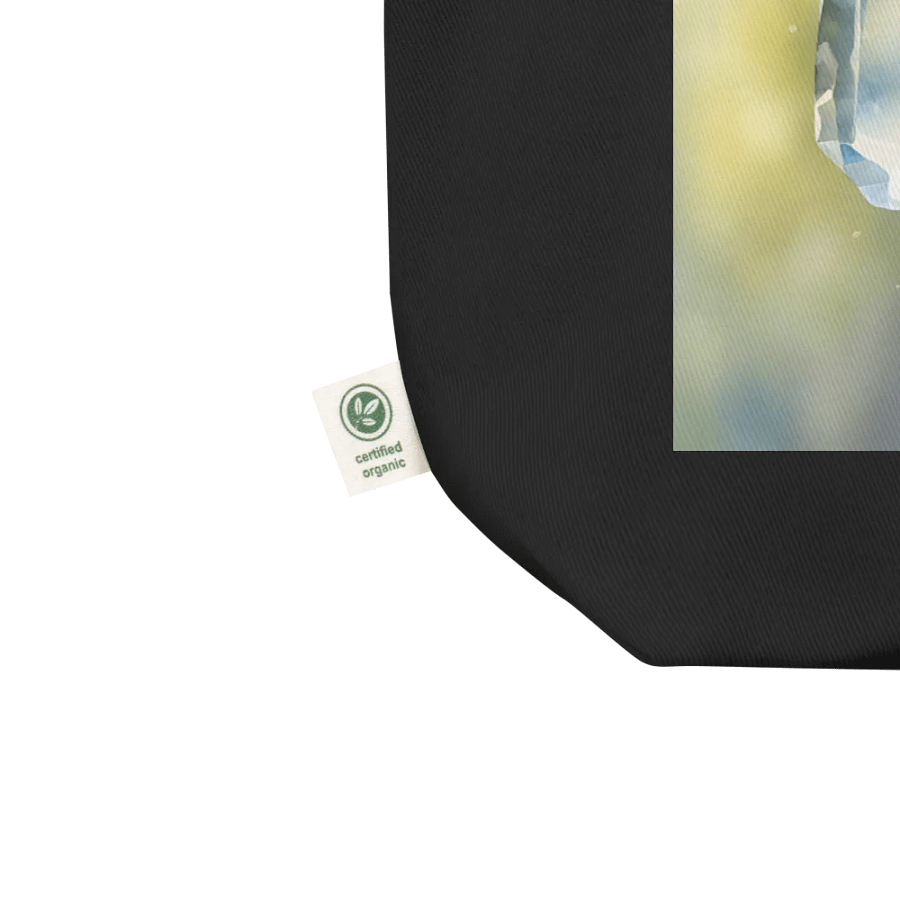 Crystal Clear, Organic Cotton Twill Tote Bag product image (4)