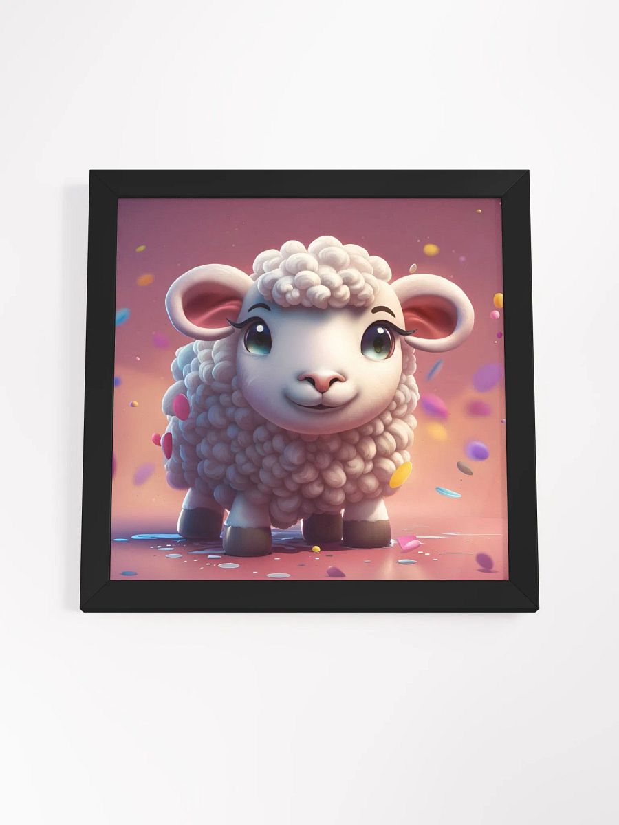 Framed Cute Sheep Poster product image (4)