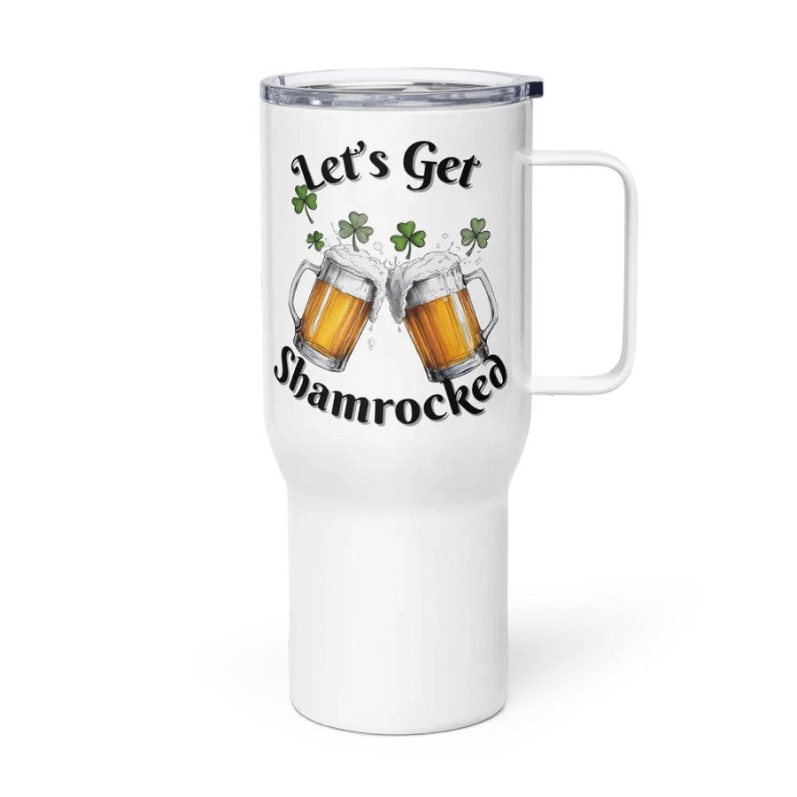 Let's Get Shamrocked Travel Mug product image (6)