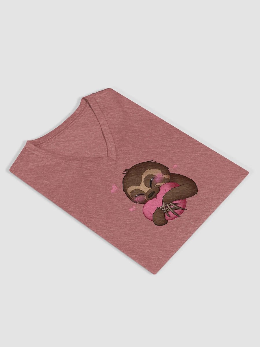 Blushing Sloth V-Neck Tee product image (14)
