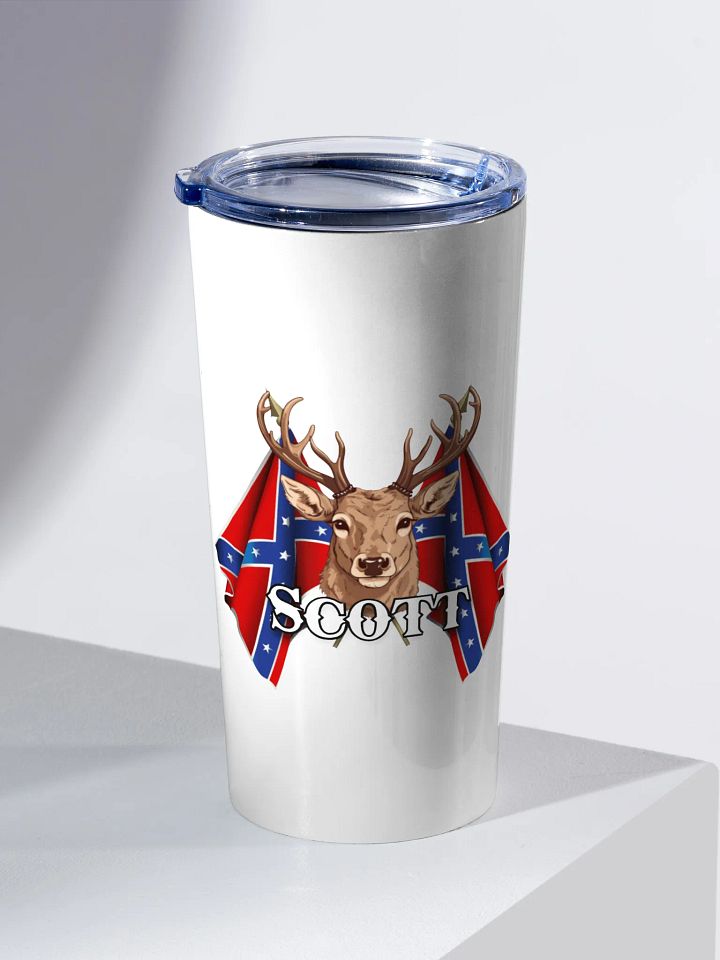 "Scott" Last Name Rebel Redneck Deer - Adult Tumbler product image (2)