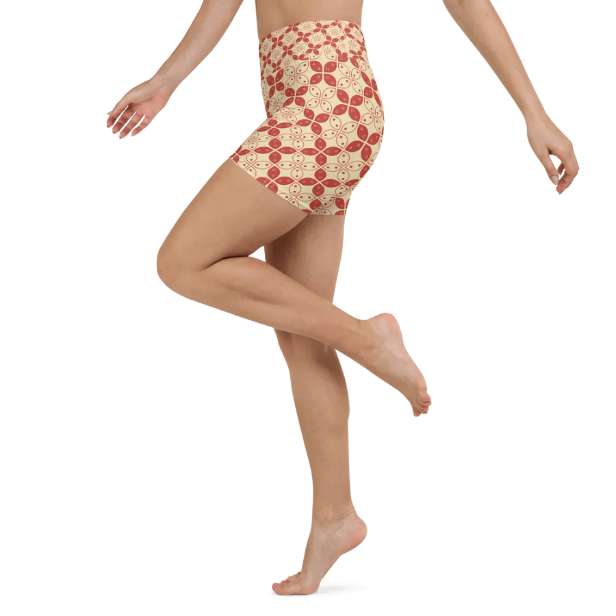 Batik Kawung Yoga Shorts product image (4)