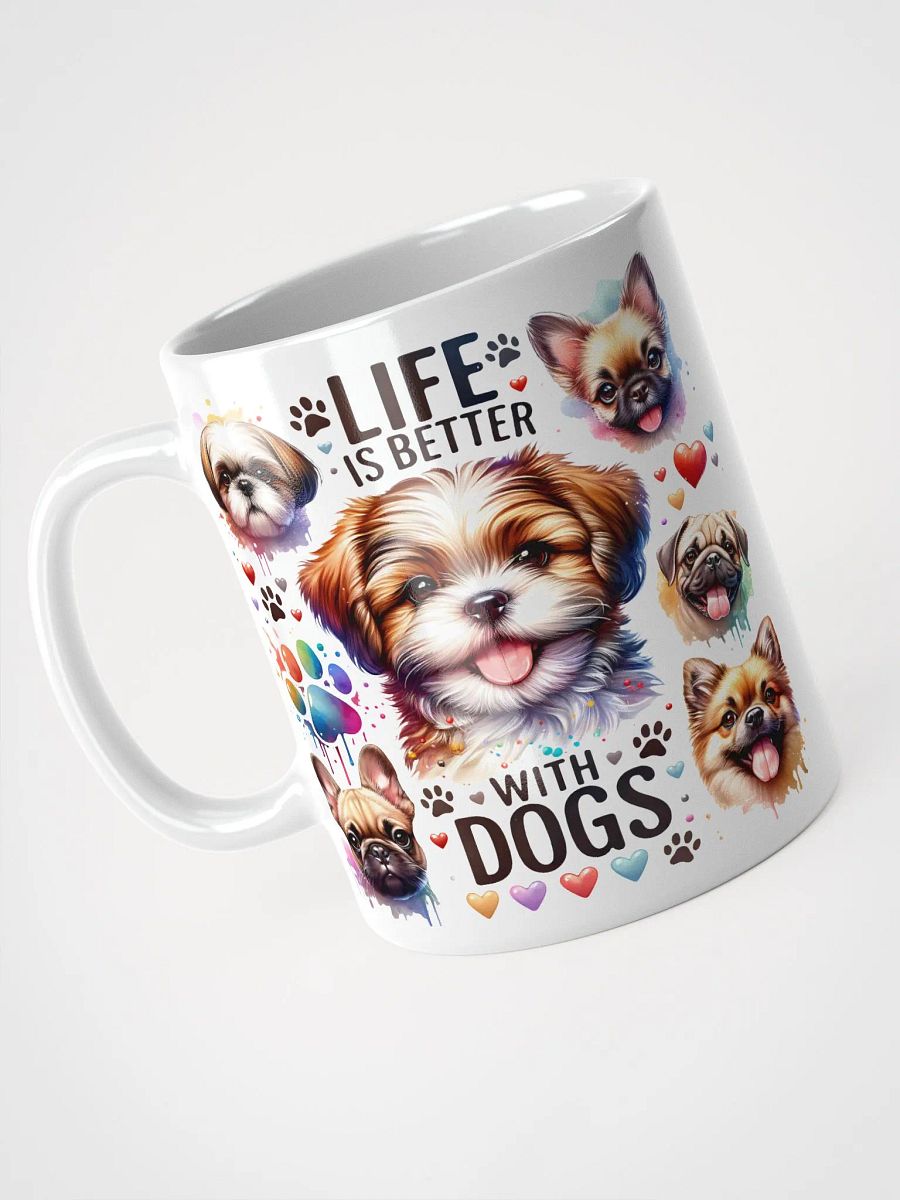 Life Is Better With Dogs Pawsitively Vibrant Mug product image (7)