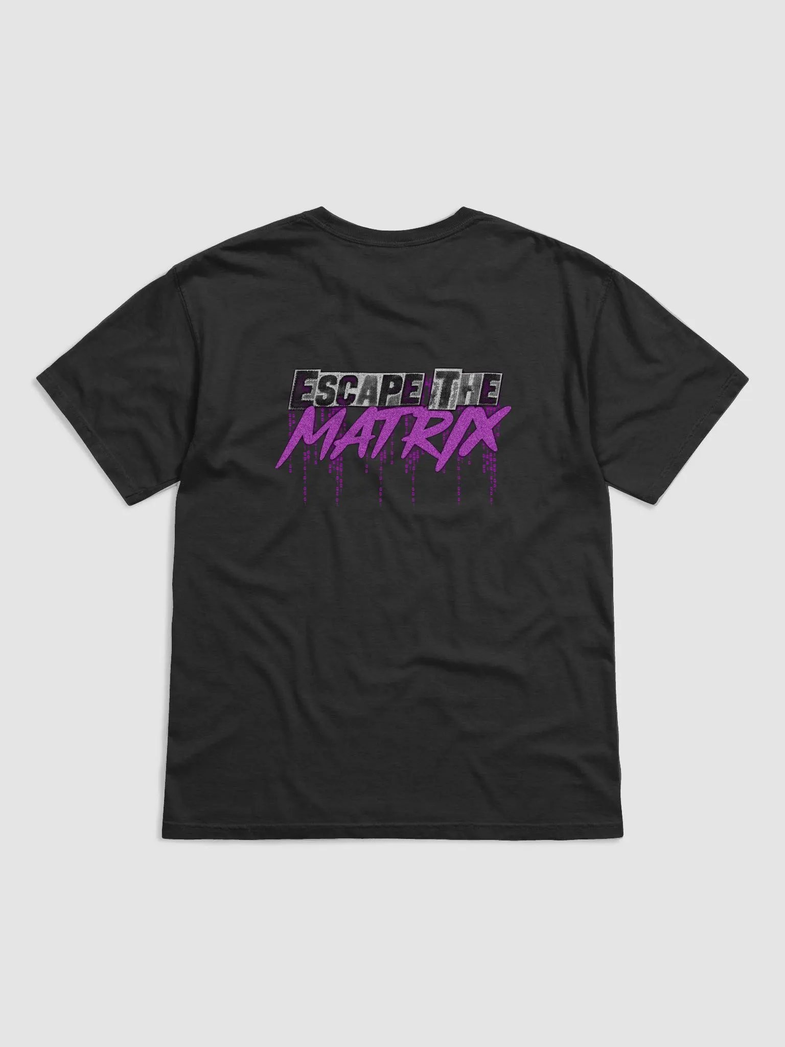 'ESCAPE THE MATRIX' T-Shirt Purple product image (2)