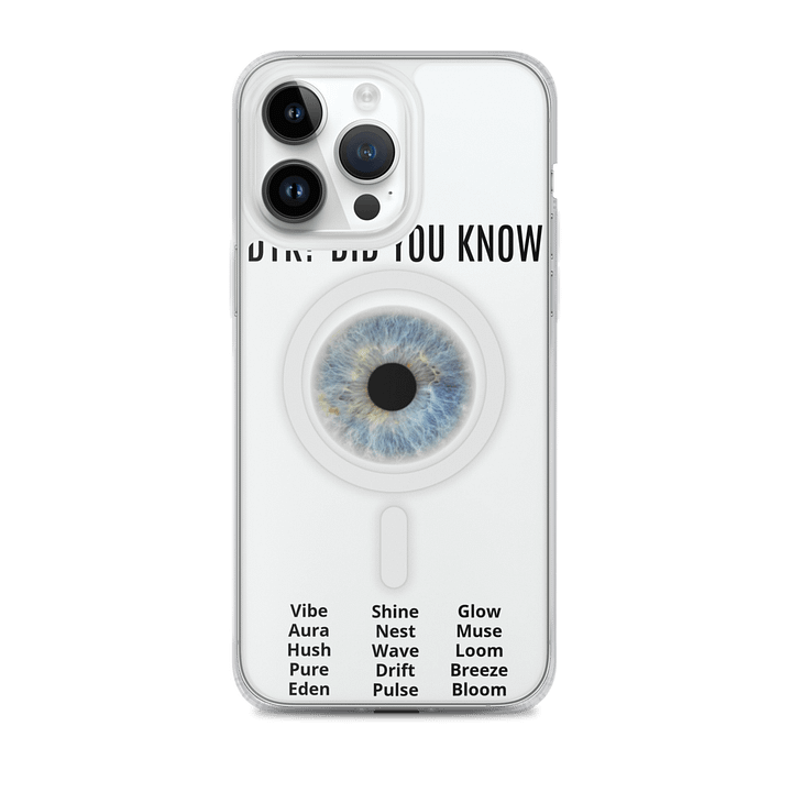 Earth Day - Did You Know? DYK MagSafe® Clear iPhone® Case product image (2)