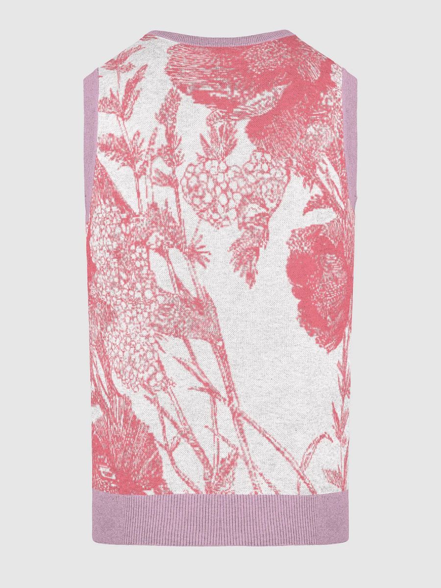 FLORAL VERVE II KNITTED VEST product image (3)