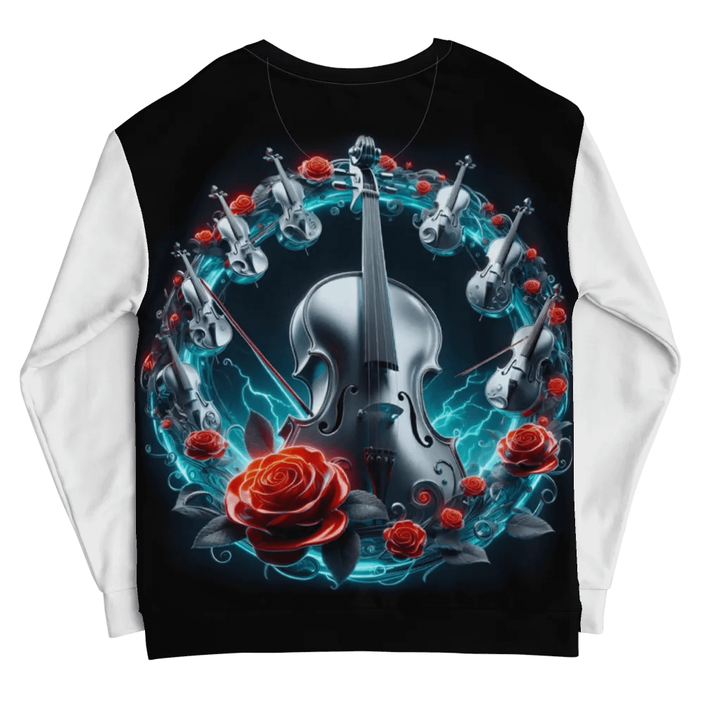 Cello Symphony All-Over Print - Unisex Sweatshirt #3 product image (10)