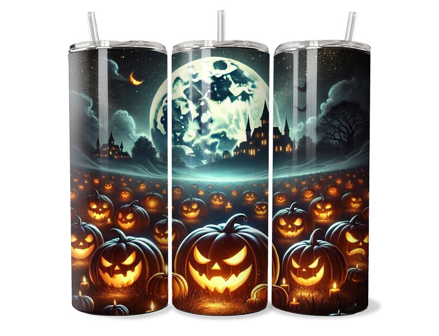 Spooky Pumpkin Patch Tumbler - 20oz Stainless Steel product image (1)