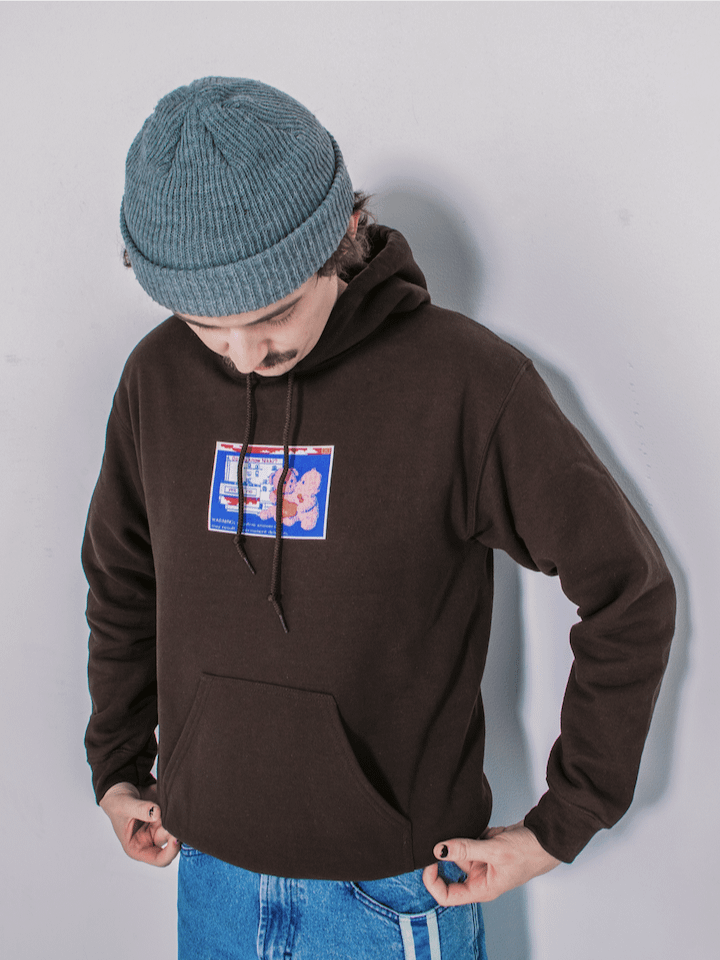 Twin Bears Hoodie - Brown product image (3)