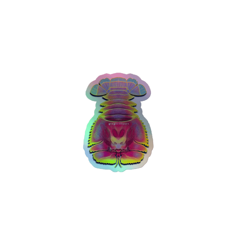 fan lobster sticker