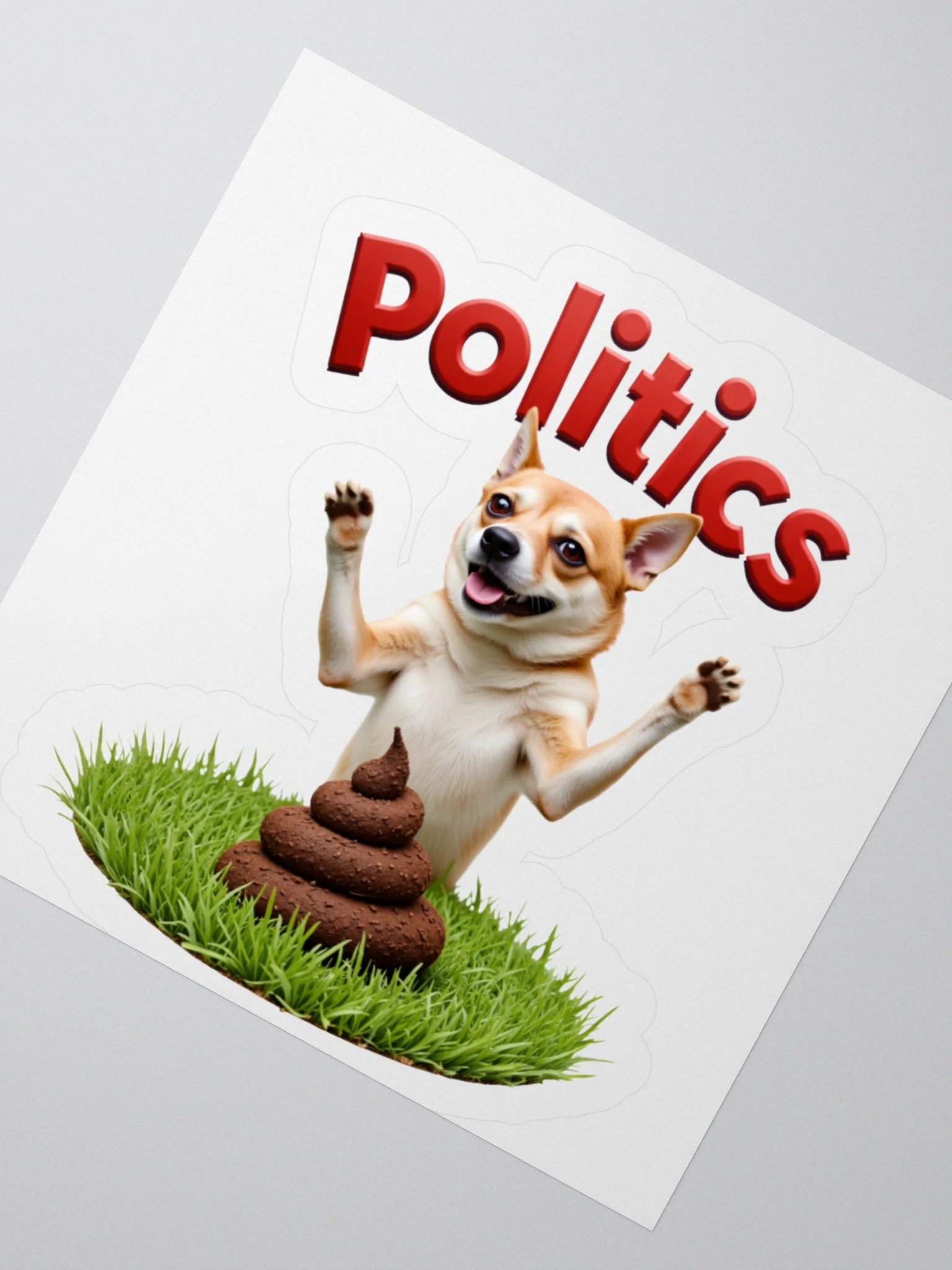 Political Pooch Kiss Cut Stickers product image (8)