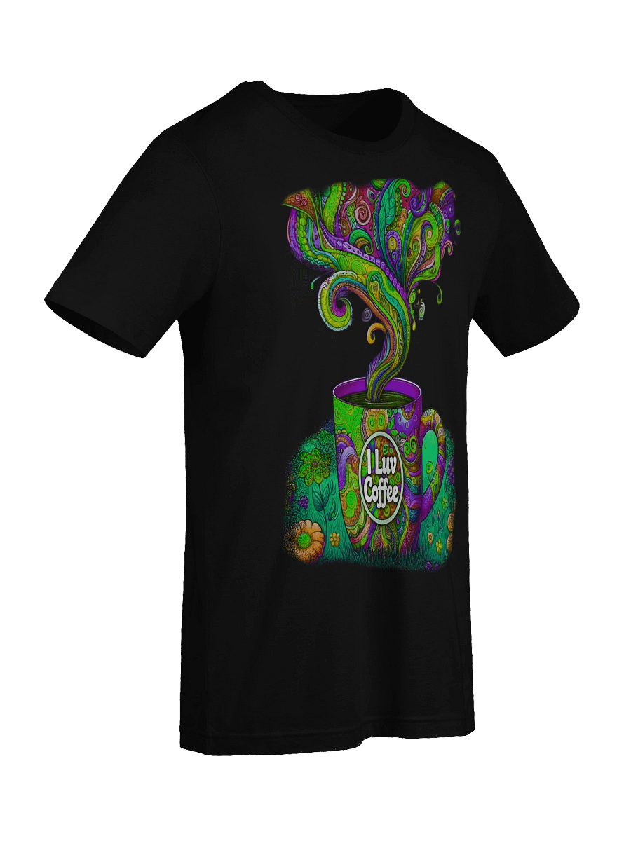 Psychedelic Coffee Love T-Shirt product image (6)