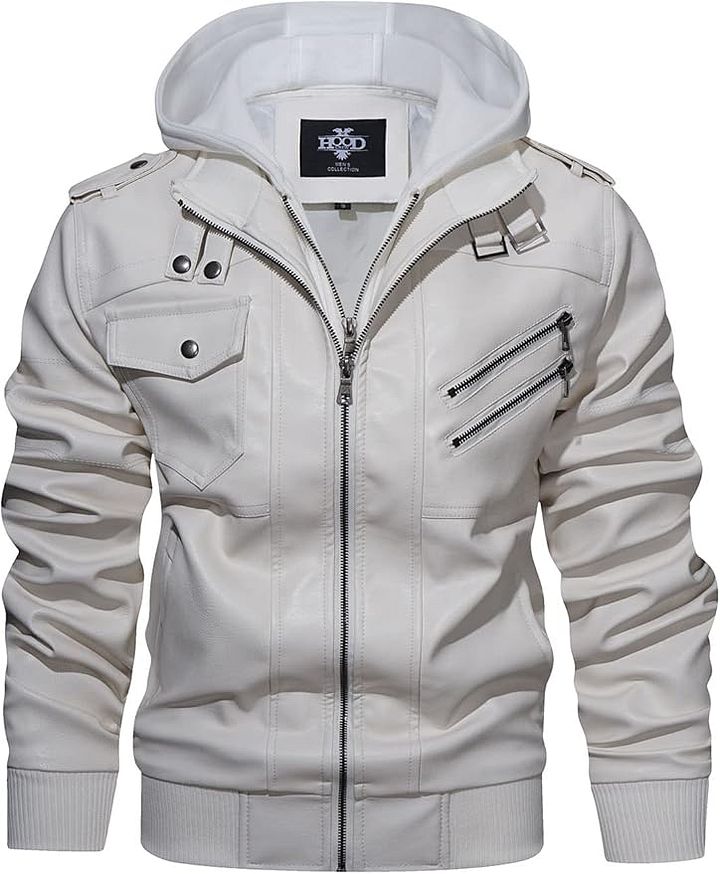Moto Jacket with Removable Hood [MENS] product image (1)