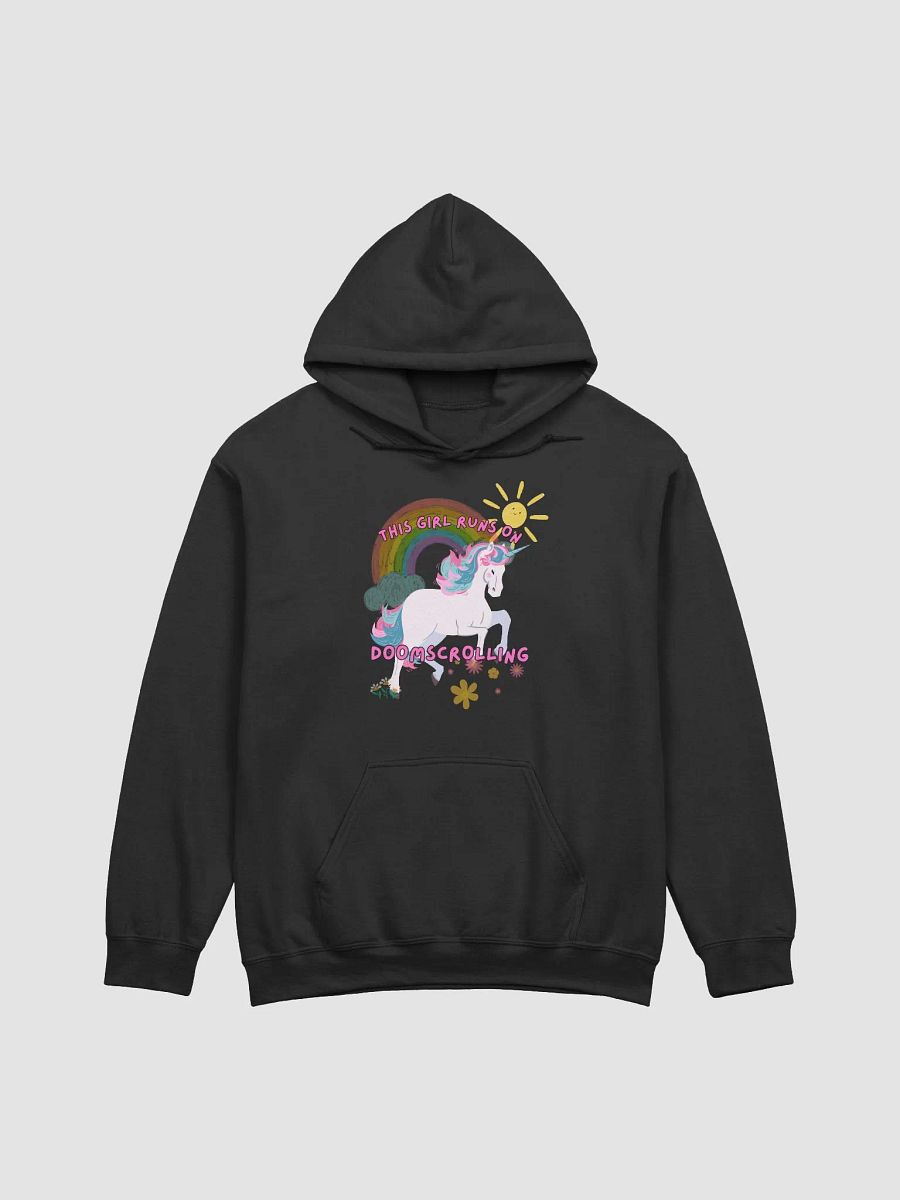 This girl runs on doomscrolling Hoodie product image (1)