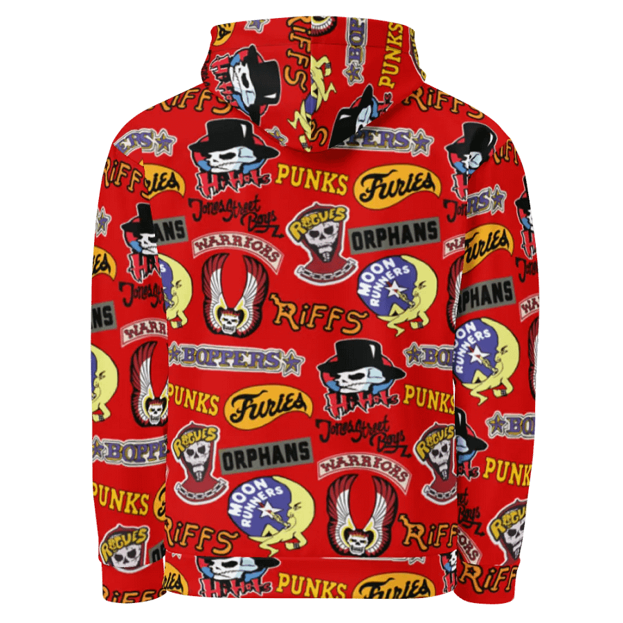 Gang Insignia - The Warriors - RED - Unisex Hoodie product image (3)