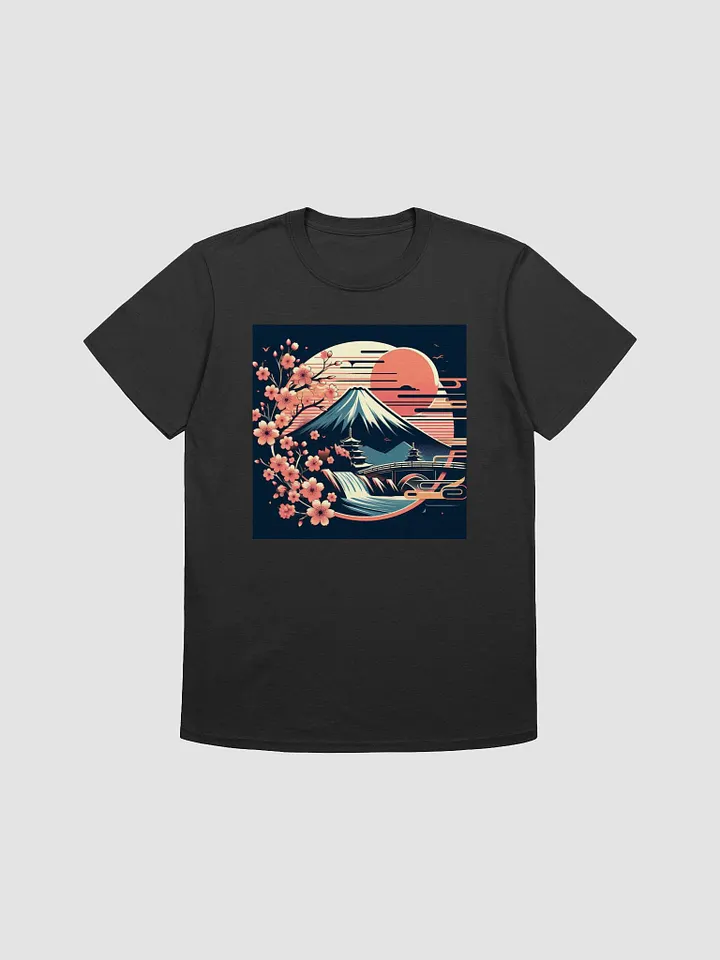 Fuji Wave Cherry Blossom T-Shirt product image (4)