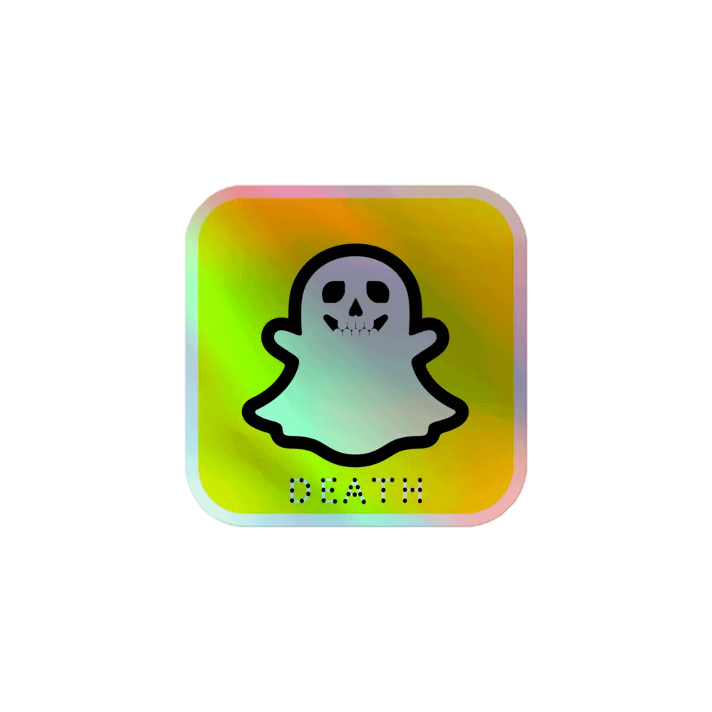 Snap Death Holo Sticker product image (1)