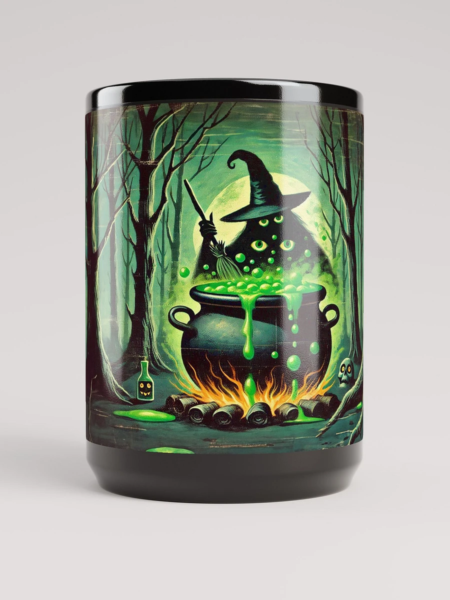 Cauldron Monster Stirring Witch's Brew 15 oz Mug product image (1)