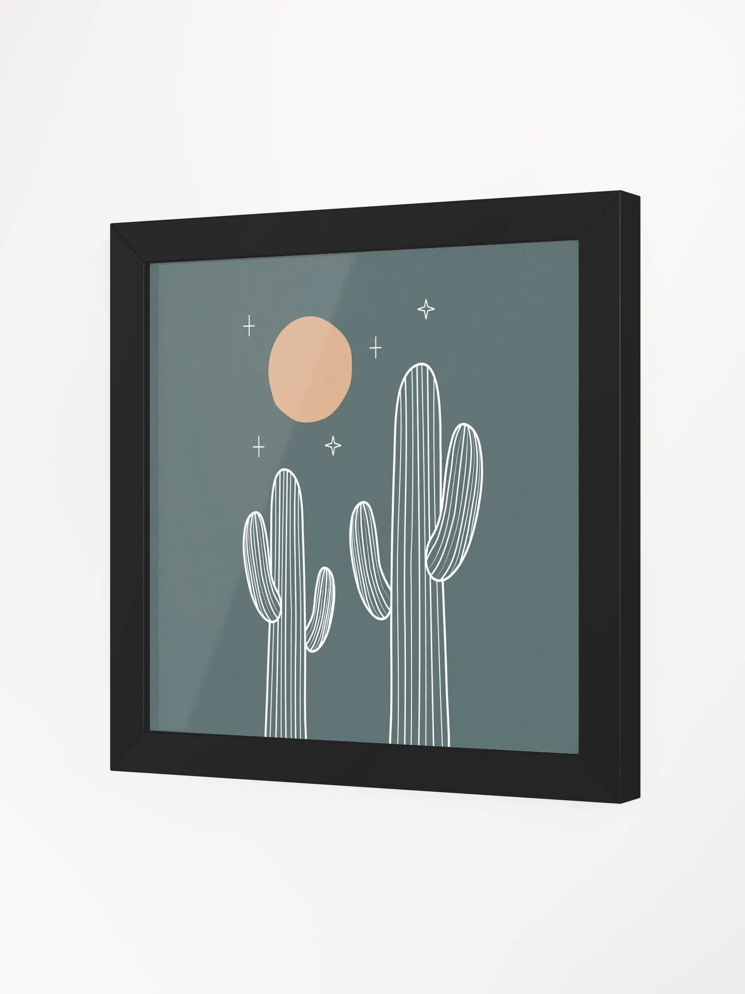 Celestial Cacti Framed Poster product image (46)