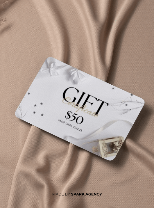White Elegant $50 Gift Certificate product image (2)