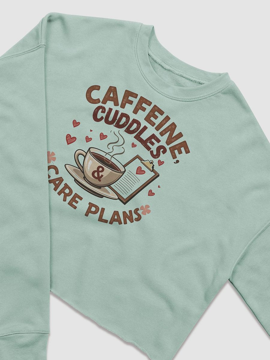 Caffeine & Cuddles Cozy Crop Sweatshirt product image (5)