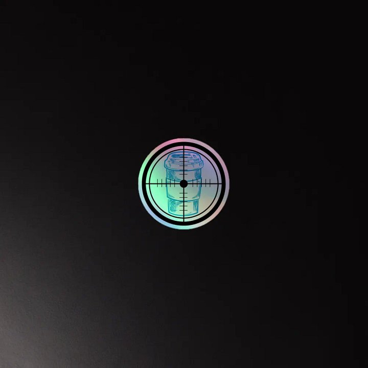 Bullseye Brew Holographic Sticker Set product image (4)