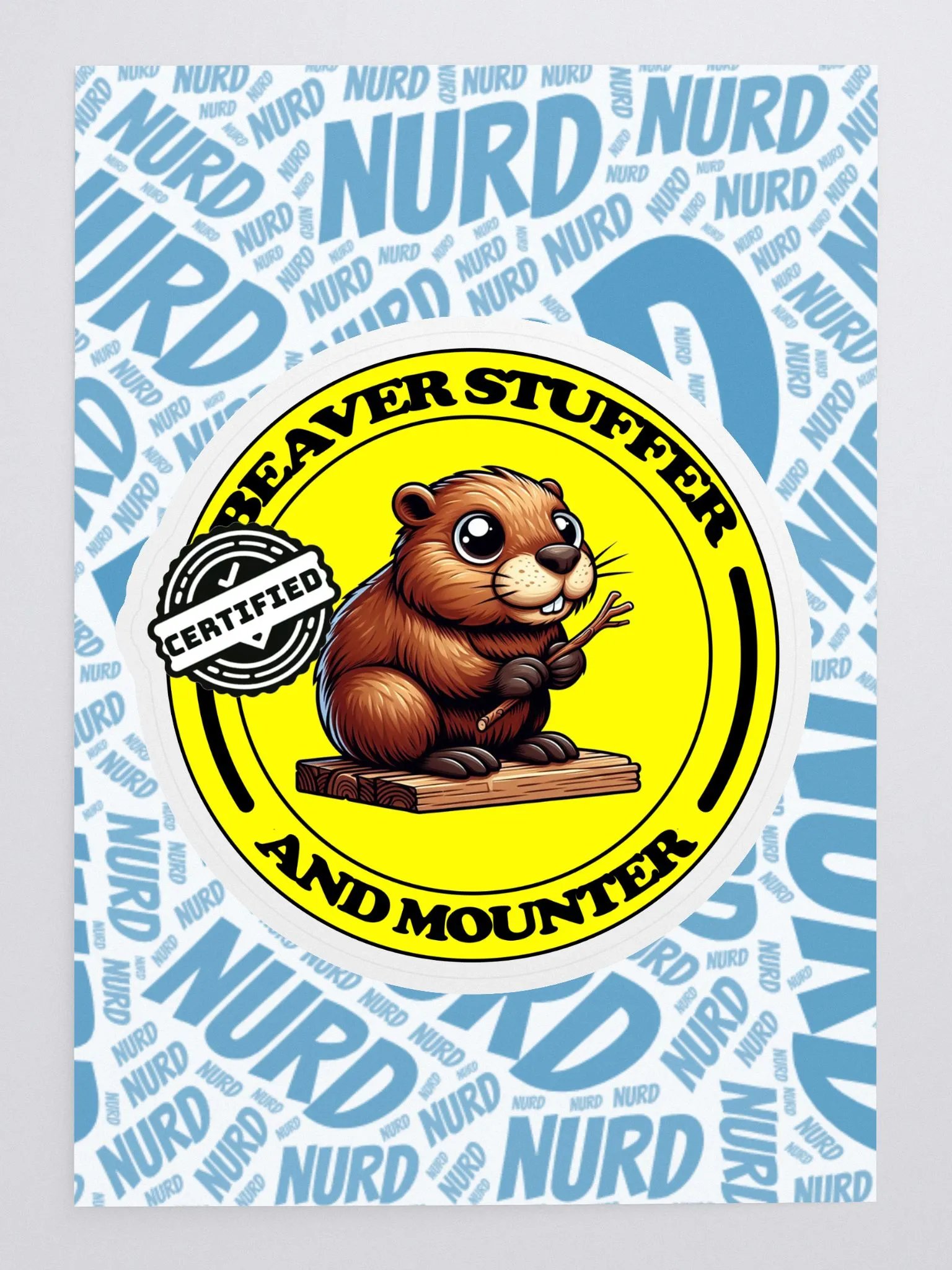 Beaver Certified Sticker (Lg) product image (3)