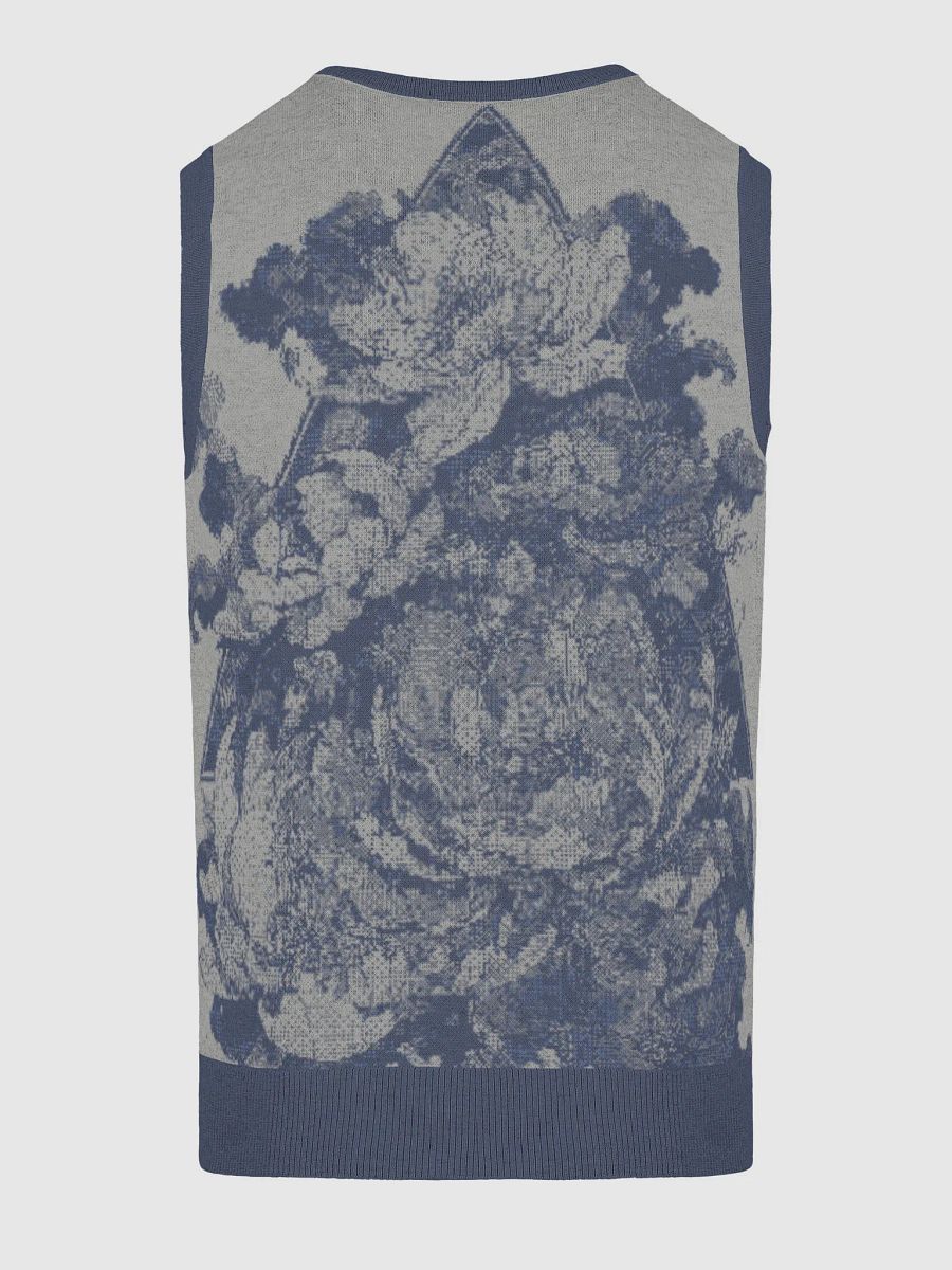 Floral Bliss II Knitted V-Neck Vest product image (20)