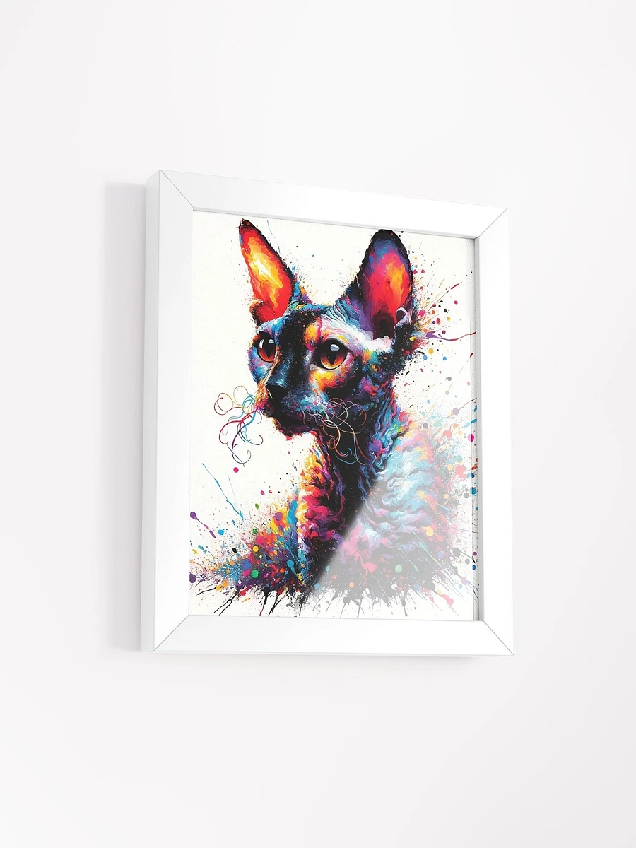 Framed High-Quality Matte Poster (in): Cornish Rex 2 product image (50)