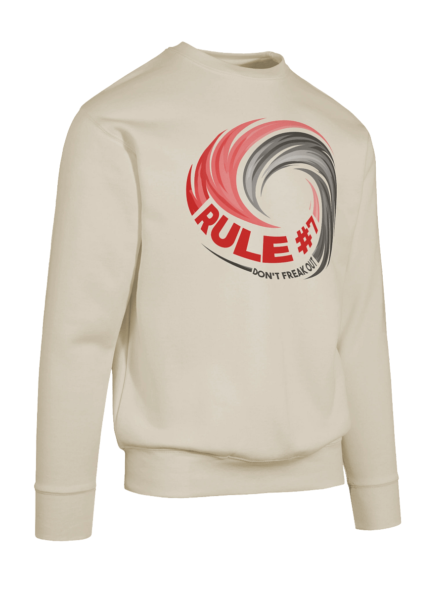 Rule #7 Sweatshirt Pewter and Red product image (80)