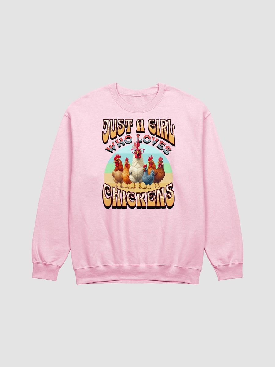 Just A Girl Who Loves Chickens Galore Crewneck Sweatshirt product image (21)
