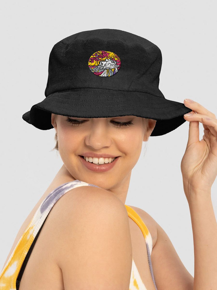Ripple Effect Terry Bucket Hat - Wave at Sunset product image (16)