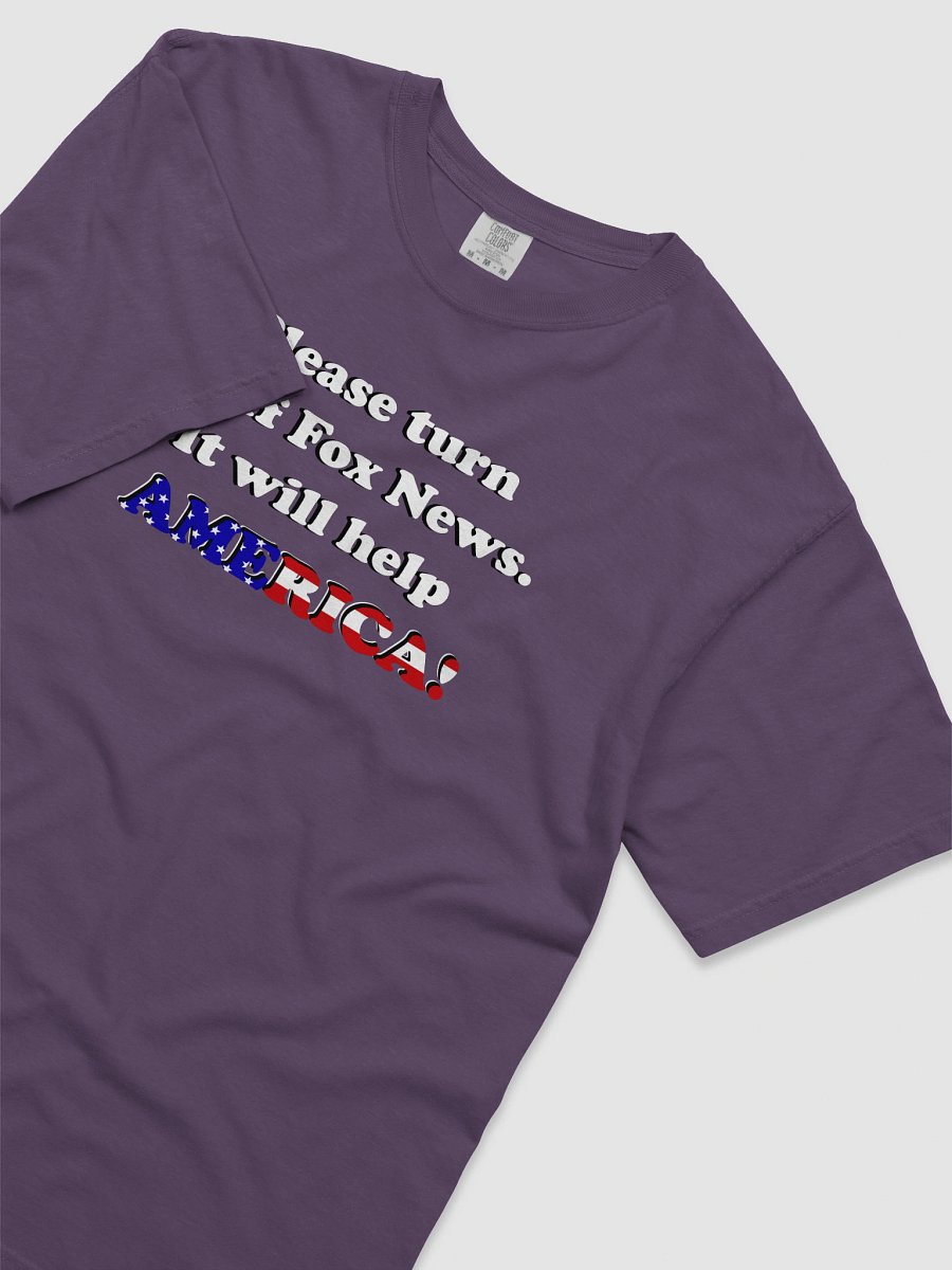 Please Turn Off Fox News. It Will Help America! (Dark) T-Shirt product image (24)