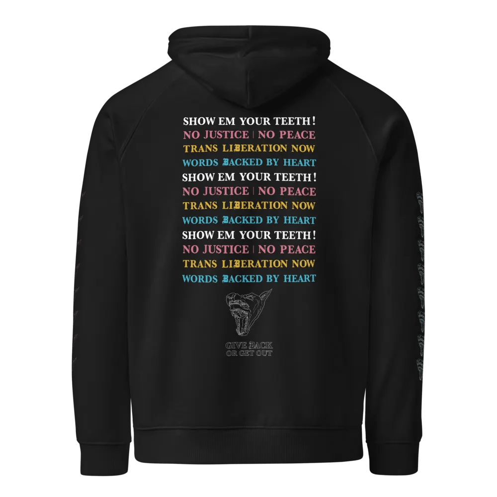 Sharp Teeth, Sharp Words hoodie product image (2)