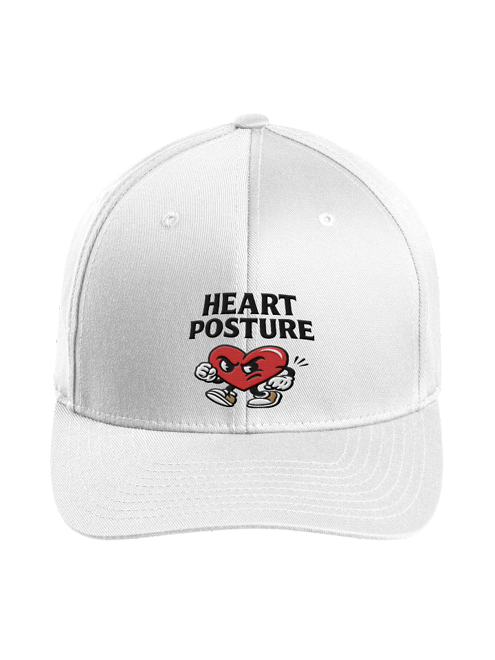 HEART POSTURE STITCH FITTED CAP product image (1)