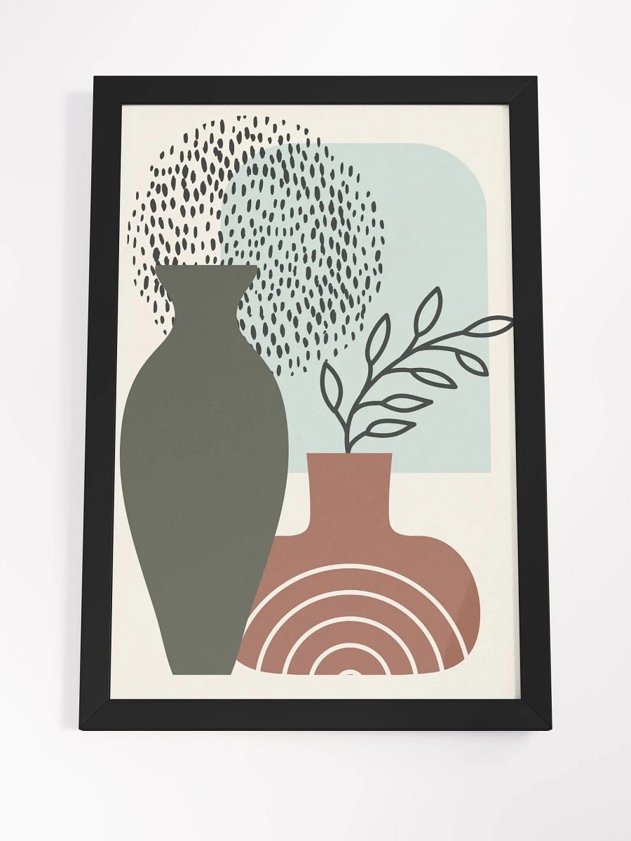 Earthy Vases Framed Matte Poster product image (23)
