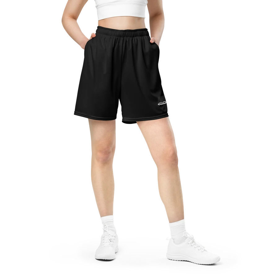 ECLIPSE - BLACK Unisex Recycled Mesh Shorts product image (11)